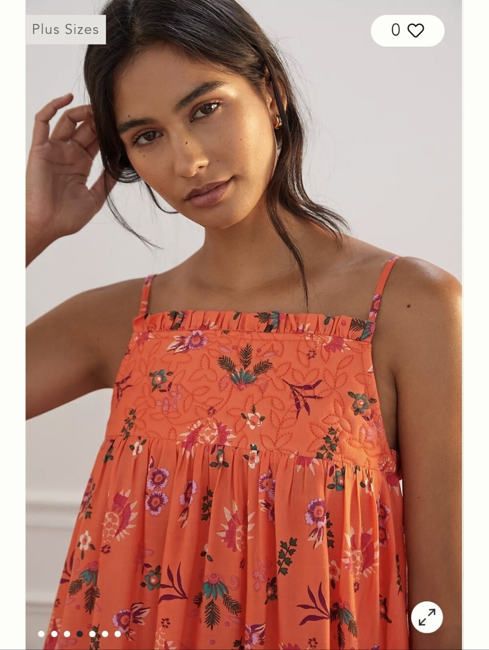 Anthropologie Quilted Floral Maxi Dress - Picture 4 of 4